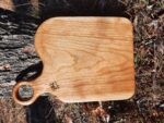 'He Who Stands Tall on the Land' wooden cutting board/charcuterie board