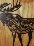 'He Who Stands Tall on the Land' wooden cutting board/charcuterie board