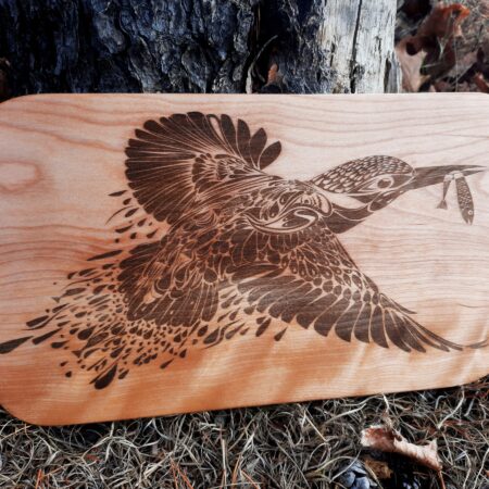 'The Fisher King' wooden cutting board/charcuterie board