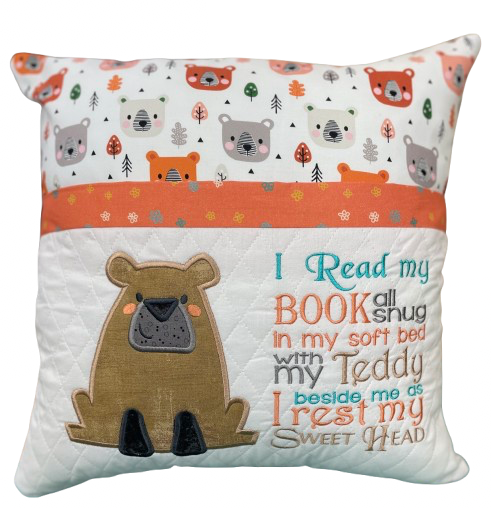 Book Pocket Pillow Slip Cover