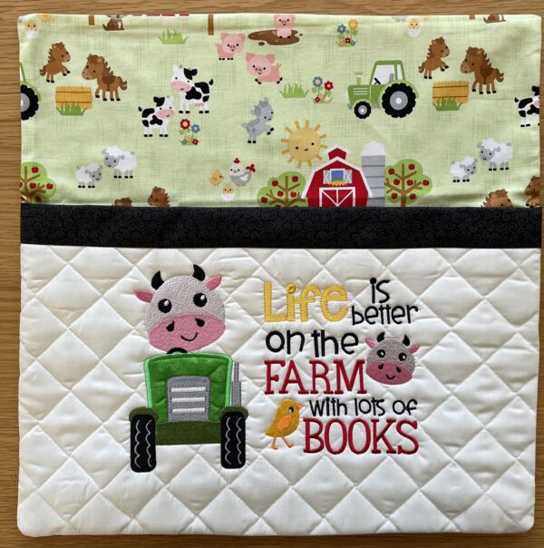Book Pocket Pillow Slip Cover