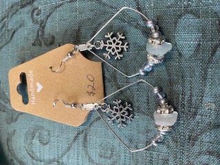 Snowflake earrings