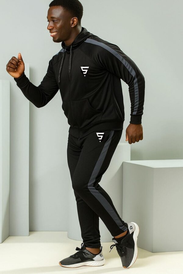 SIALBRO Men’s Premium Hoodied Tracksuit– Stylish Activewear for Sports, Gym & Casual Wear