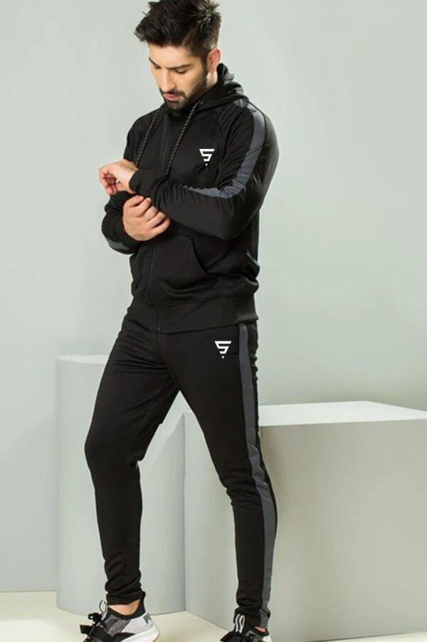 SIALBRO Men’s Premium Hoodied Tracksuit– Stylish Activewear for Sports, Gym & Casual Wear