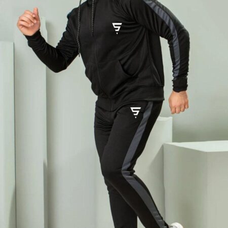 SIALBRO Men’s Premium Hoodied Tracksuit– Stylish Activewear for Sports, Gym & Casual Wear