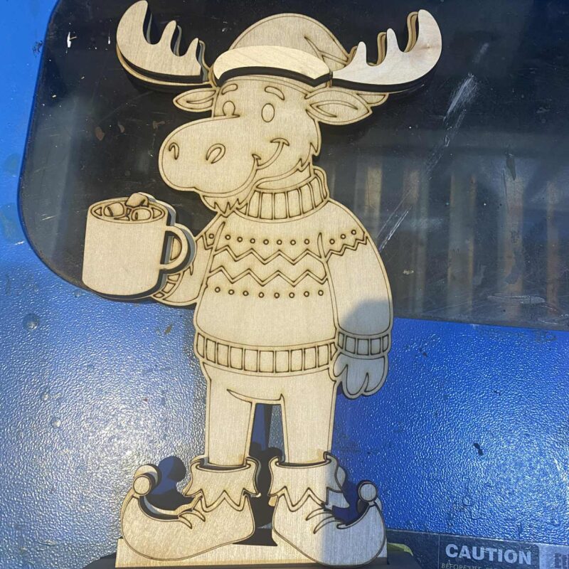 Moose on a stand file download