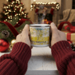 Merry Christmas Enamel Mug