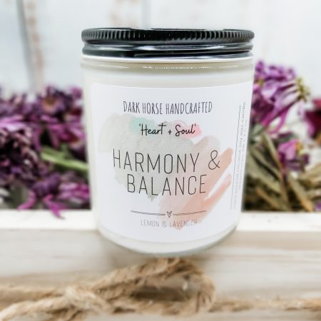 HARMONY & BALANCE - Lemon Lavender Scented Soy Candle