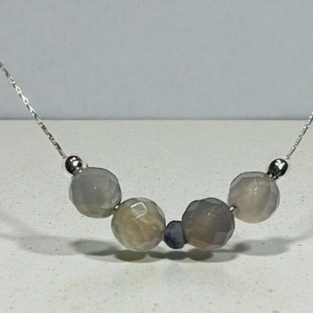4 piece Grey Onyx Collar or Choker Necklace – Sparks and Gem