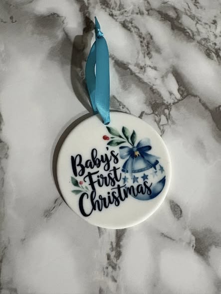 Baby's first Christmas ornament