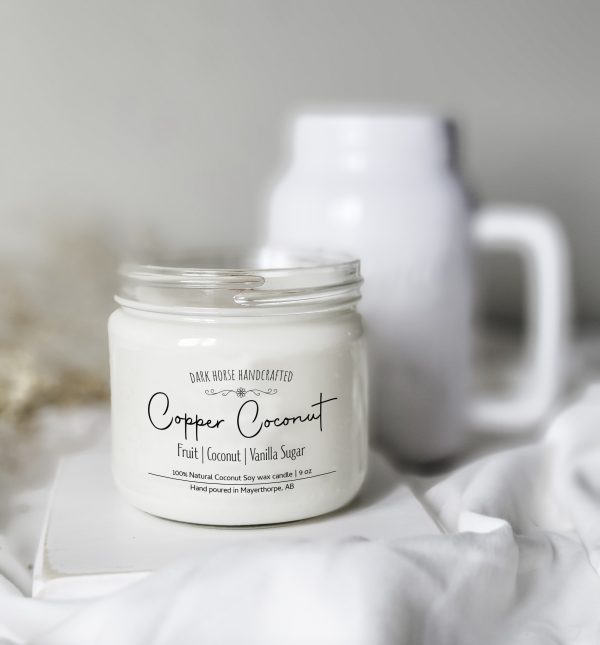 Copper Coconut - Scented Coconut Soy wax Candle