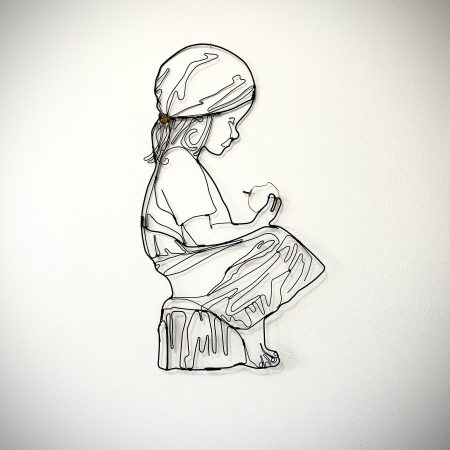 An Apple a Day Wire Wall Art