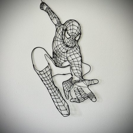 Spiderman Wire Wall Art