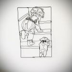 Babies Learning the Steps Wire Wall Art