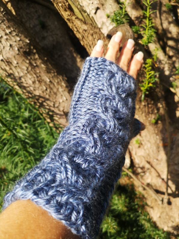 Sleepy Hollow Spirit Handmade in Canada Fingerless Knit Gloves Mitten