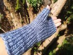 Sleepy Hollow Spirit Handmade in Canada Fingerless Knit Gloves Mitten