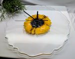 Pressed Dried Sunflower Clock