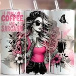 I run on coffee and sarcasm 20oz Tumbler