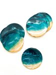 Ocean Inspired Coasters- Set of 2 coasters