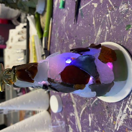 Sea Glass tree with Lights