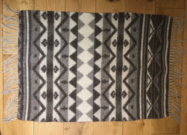 Wool Rug with Tassles