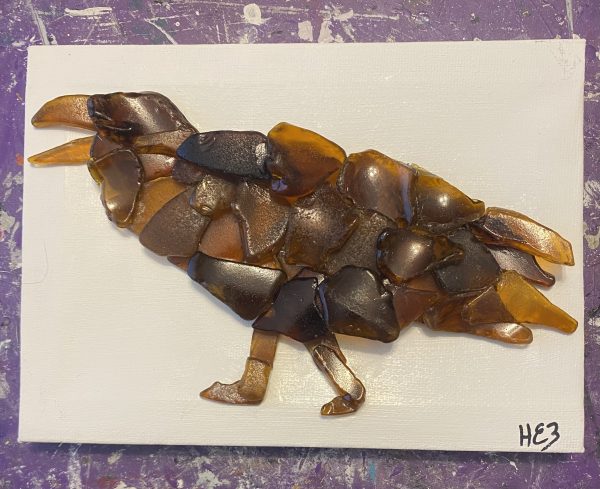 sea glass raven