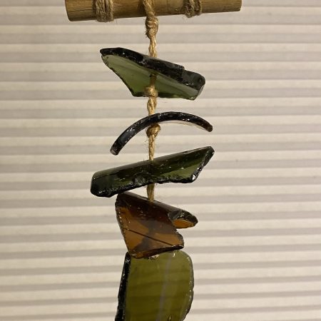 sea glass wind chime