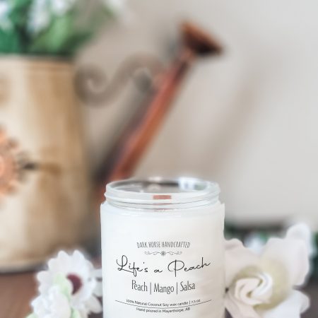 Life’s a Peach candle 4