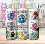Funny Sarcastic sassy birds 20oz Tumbler