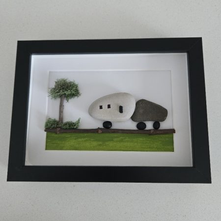 Pebble Art Trailer-5" x 7"