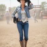 Black Fingerless Fringes Cowgirl Stampede Rodeo Gloves Mittens ArmWarmer