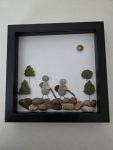 Pebble Art Hiking- 8" x 8"