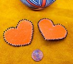 Orange Shirt Day Beaded Heart Pin: Indigenous Beadwork Brooch