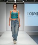 Net Cami Crop Top CoverUp Turquoise