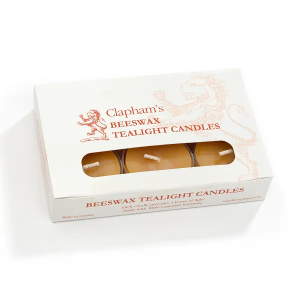 Clapham's Beeswax Tealight Candles