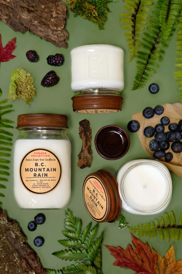 BC Mountain Rain 14oz Soy Candle