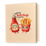Ketchup & Fries - Better Together Plantable Card