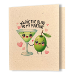 Olive & Martini - Better Together Plantable Card