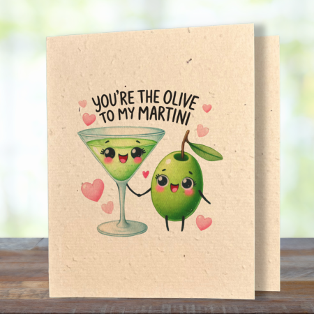 Olive & Martini - Better Together Plantable Card
