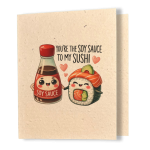 Soy & Sushi - Better Together Plantable Card