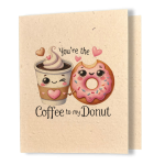Coffee & Donut - Better Together Plantable Card