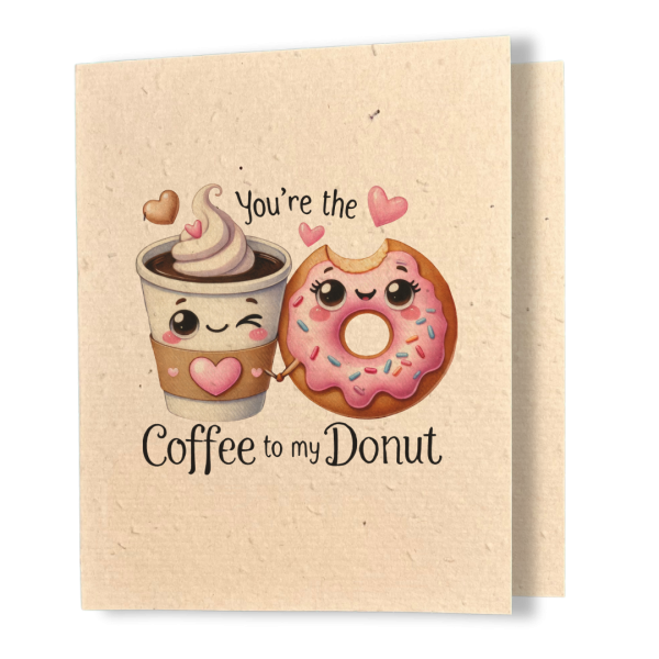 Coffee & Donut - Better Together Plantable Card