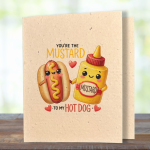 Mustard & Hot Dog - Better Together Plantable Card