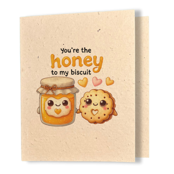 Honey & Biscuit - Better Together Plantable Card