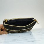 Triple Zipper Wristlet Bag