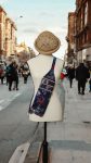 Waterproof Canvas Triple Sling Bag: Slim Crossbody Travel Bag