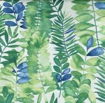 Cotton Tote Bag – Palm Leaf Print, Inside and Front Pocket & Coin Purse
