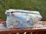 Handmade Cotton Boxy Pouch | Animal Print Travel Organizer