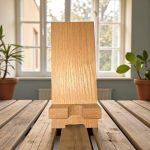 Cell and Tablet Hardwood Holders