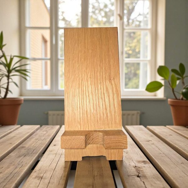 Cell and Tablet Hardwood Holders